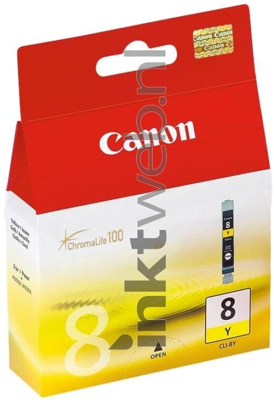Canon Inktcartridge CLI-8 Y Origineel Geel 0623B001