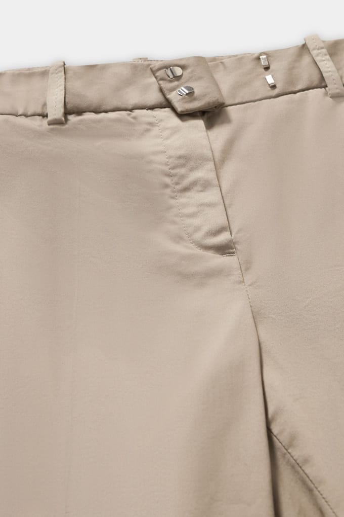 Brooks Brothers Stretch Cotton Cigarette Chino Sand Größe: 40 | Stoffhosen Outlet | Damen | Braun