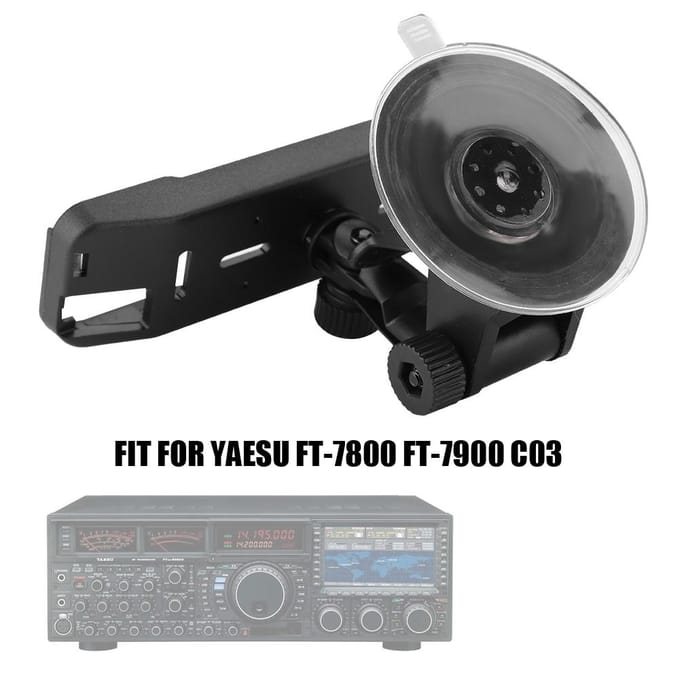 Paneelmontage Houder Accessoire Geschikt voor YAESU FT-7800 FT-7900 C03 black