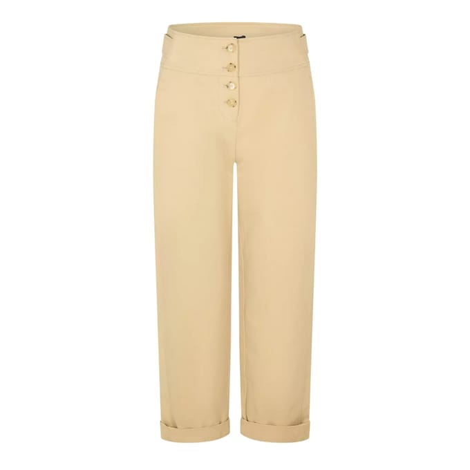 Boss Dames/Dames Getailleerde Broek (Medium Beige)