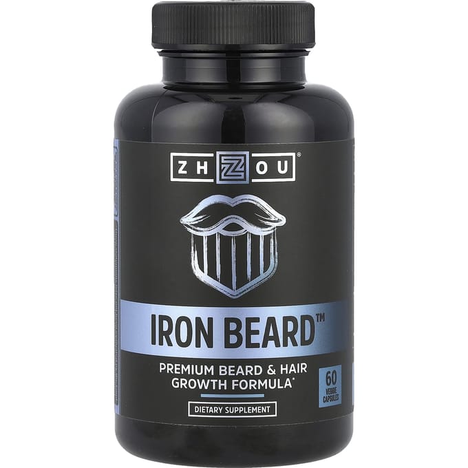 Zhou Nutrition, Ironbeard, 60 Plantaardige Capsules