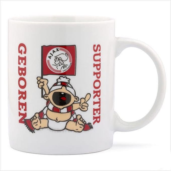 Ajax Mok Geboren Supporter Beker 9 x 8 cm