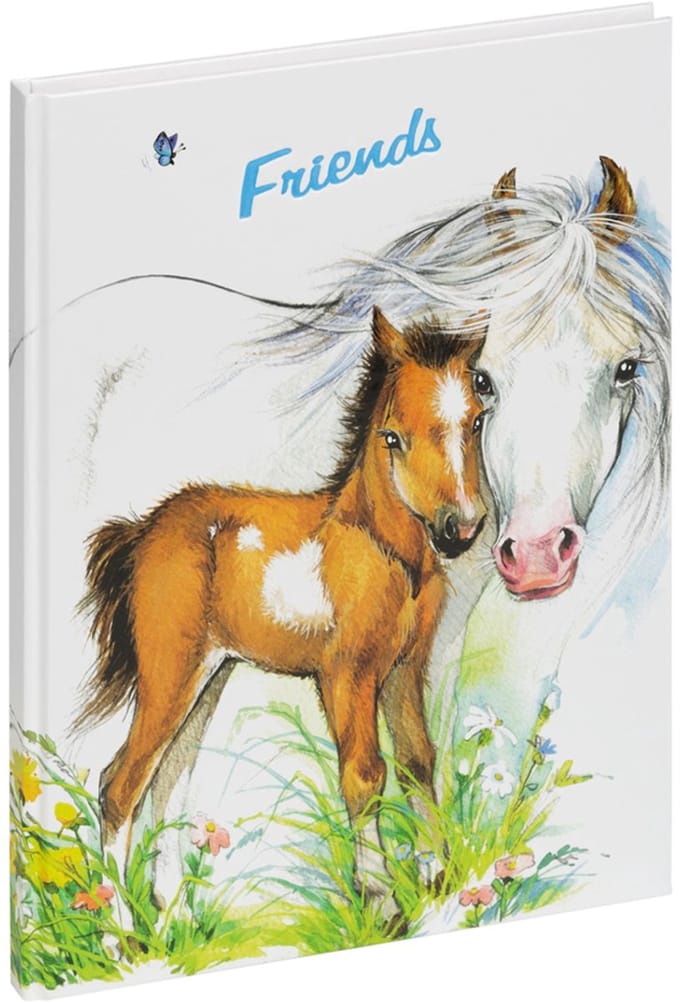 Vriendenboek 'Schattig Veulen', 120 g/m², 60 bladen