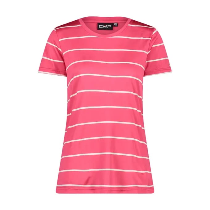 Gestreept T-shirt met ronde hals voor dames CMP