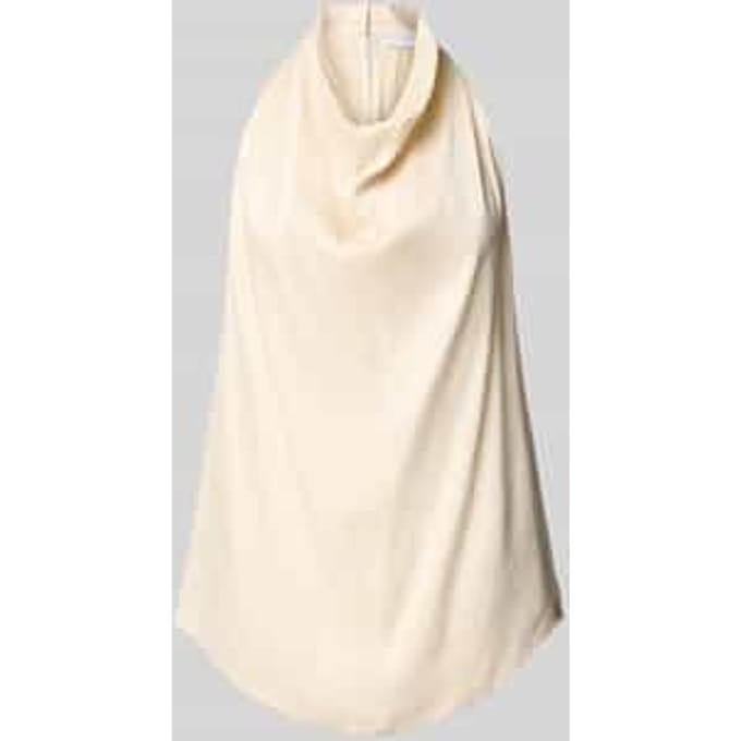 Top met halter van mix van viscose en lyocell