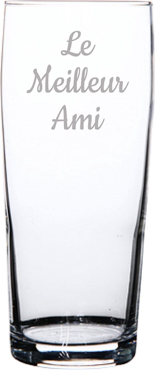 Bierfluitje gegraveerd - 19cl - Le Meilleur Ami
