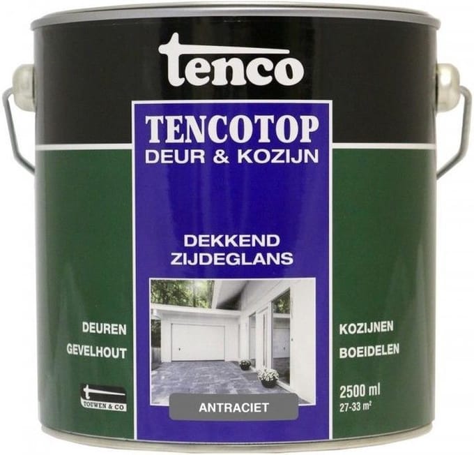 Tenco tencotop deur & kozijn dekkend dekkend gebroken wit (40) - 2 5 liter