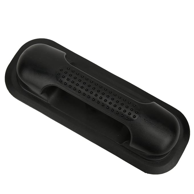 PVC handgreep handgreep accessoire met gaten voor opblaasbare boot kano kajak black