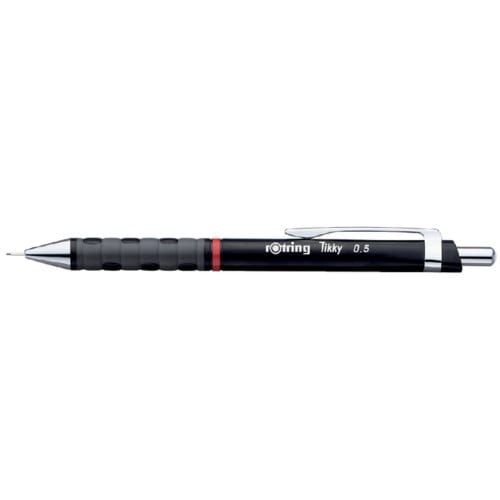 rOtring Tikky-vulpotlood | HB | 0,50 mm | Zwarte behuizing | 1 stuk
