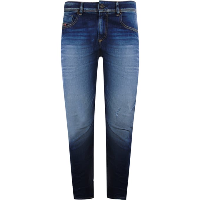 Diesel 1979 Sleeker-r Donkerblauwe Denim Broek
