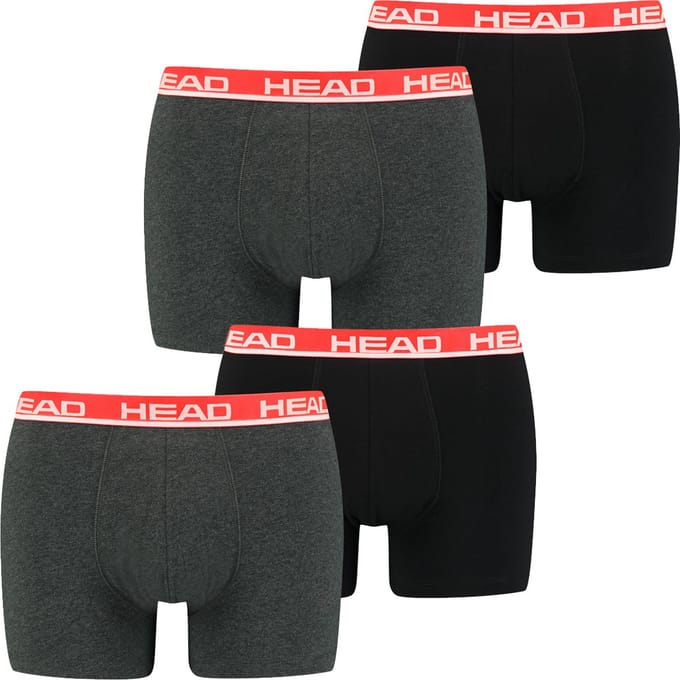 HEAD Heren Boxershorts HEAD BASIC BOXER 4er Pack Veelkleurig L