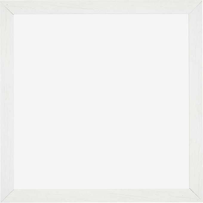 Fotolijst 20x20 cm - MDF - Wit Geveegd - Marseille