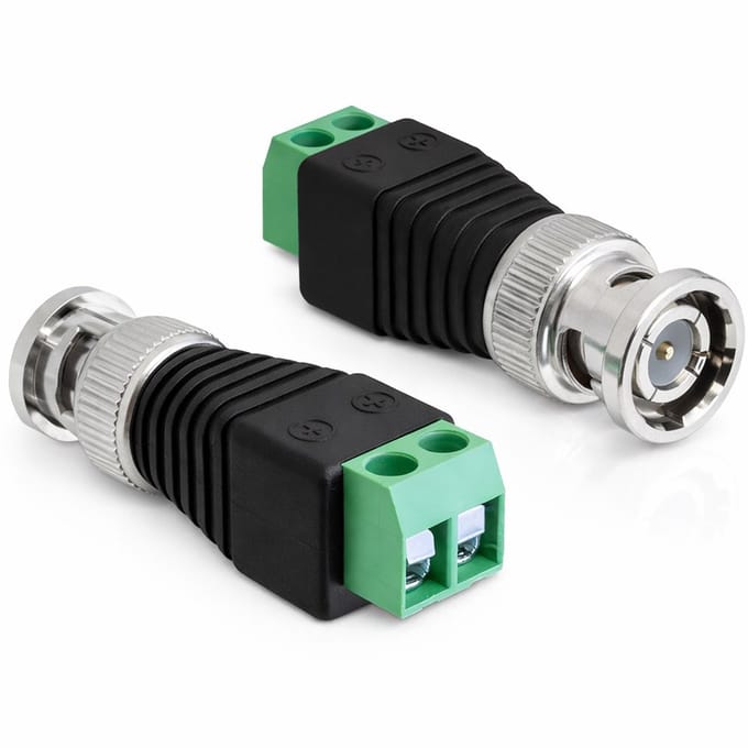 DeLOCK 65323 kabeladapter/verloopstukje BNC 2p Zwart, Grijs, Zilver