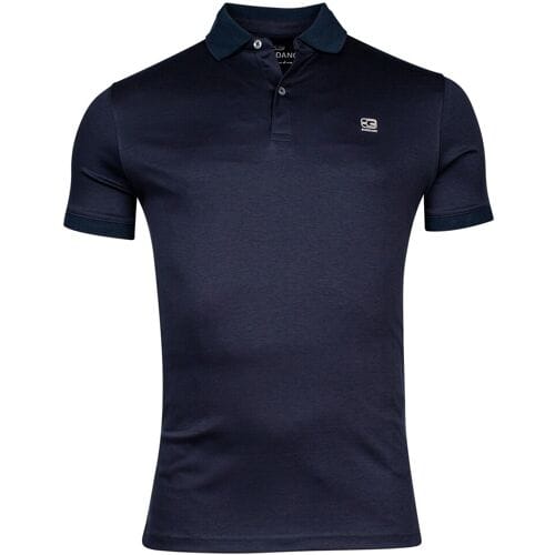 Giordano Lino Liquid Cotton Short Sleeve Polo Navy / male