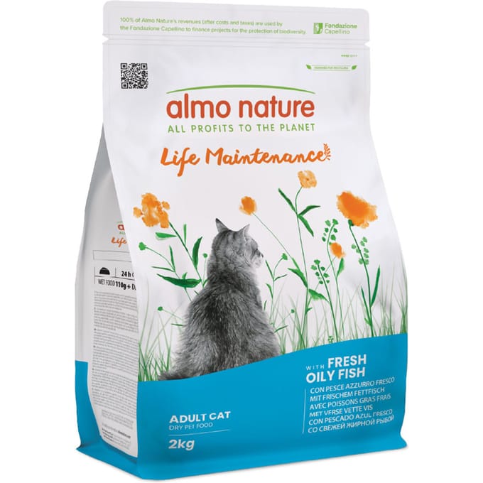 2kg Vette Vis & Rijst Almo Nature Holistic Kattenvoer