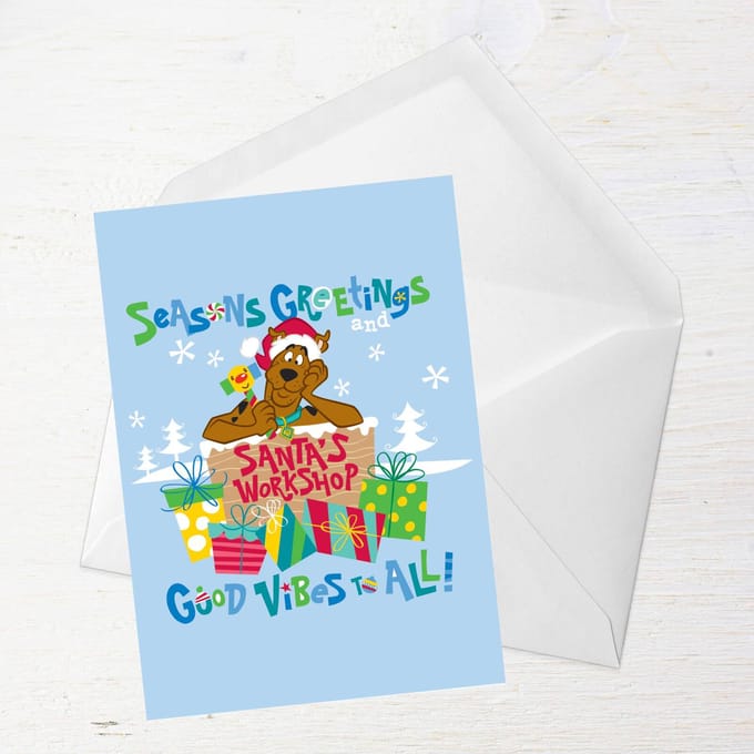 Scooby Doo Seasons Greetings Good Vibes All Greetings Card - Standard Card