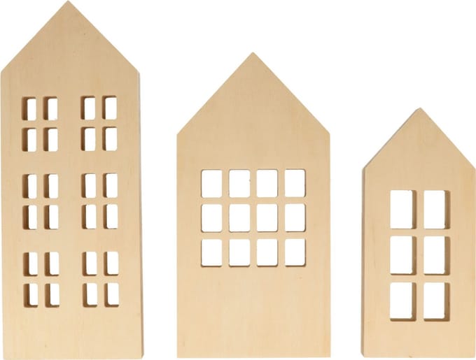 Houten huisjes (3)