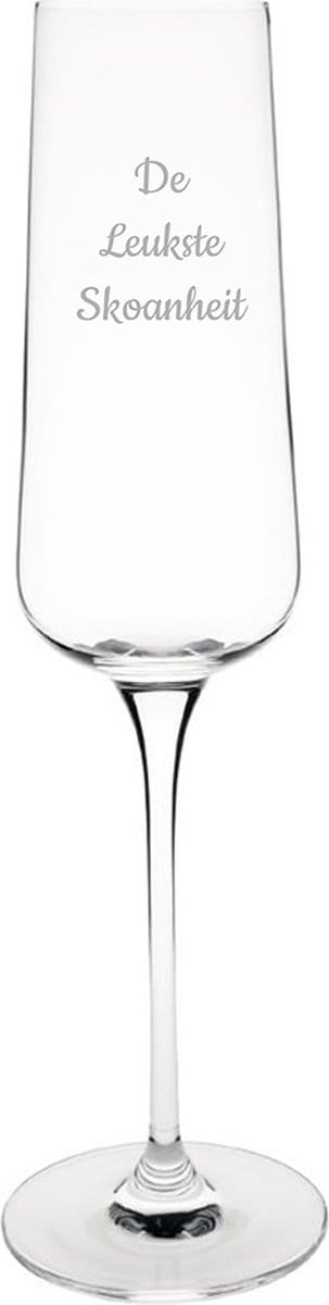 Gegraveerde Champagneglas 27cl De Leukste Skoanheit