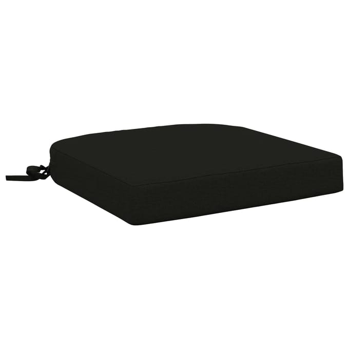 vidaXL - 1-delig - zitkussen - SOEST - 100% - Polyester - Zwart - 40 - x - 40 - x - 7 - cm