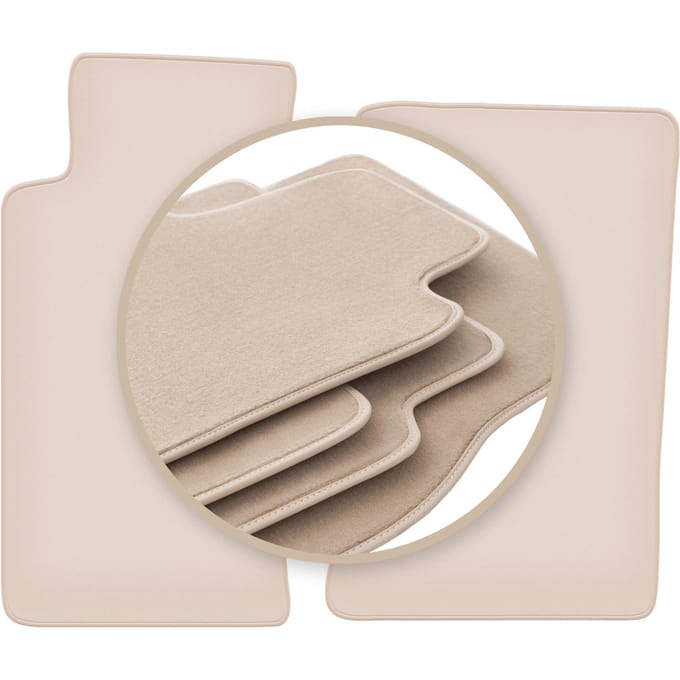 PREMIUM beige matten voor: Mazda MX-5 II NB cabriolet 1998-2005