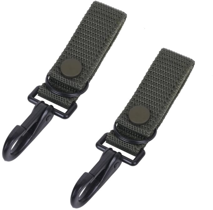 Dailygoods- Riemclips 2 Stuks - Riemhouderhaken - Nylon Singelband