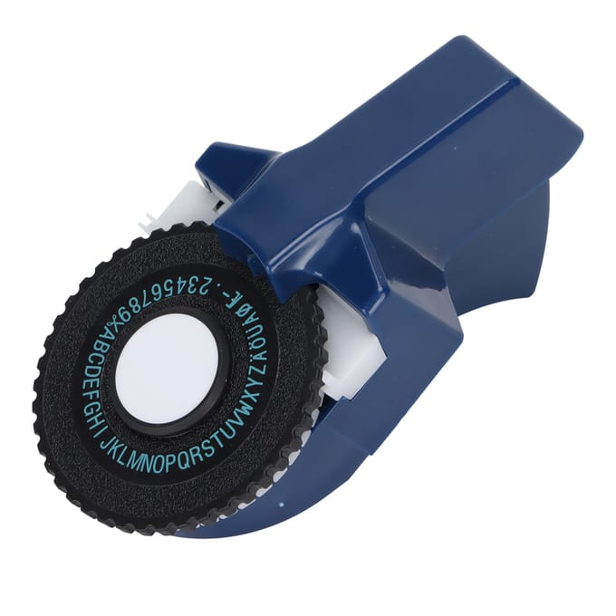 Reliëf Labelmaker Slijtvast Corrosiebestendig Waterdicht Sterke Kleefkracht Duabel Label gray