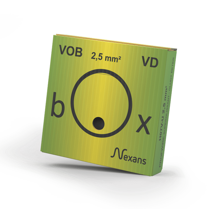 Nexans H07V-U profieldraad voor installatie - 10533333 [100 Meter] - E2Q67