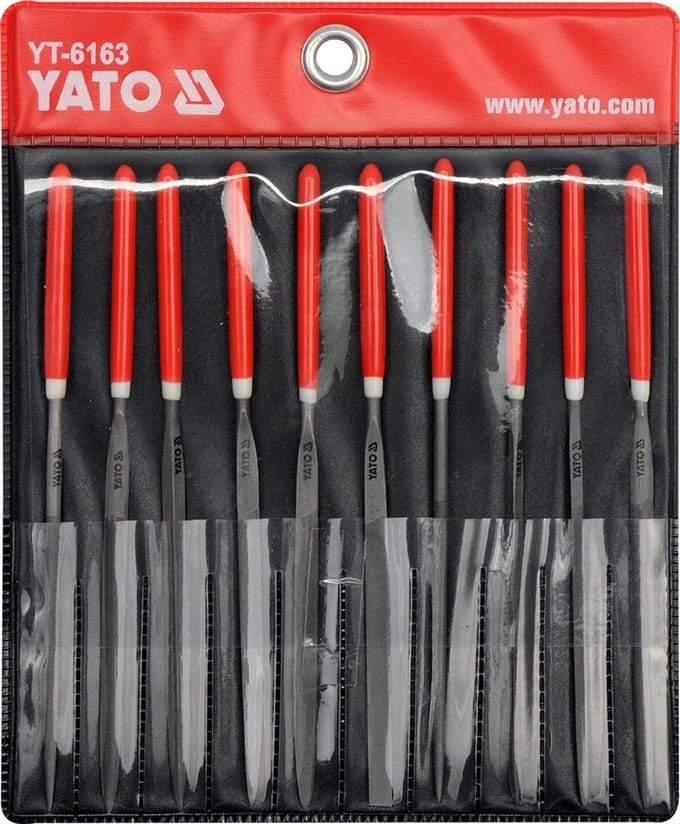 Yato Precisievijlenset Metaal 10-delig