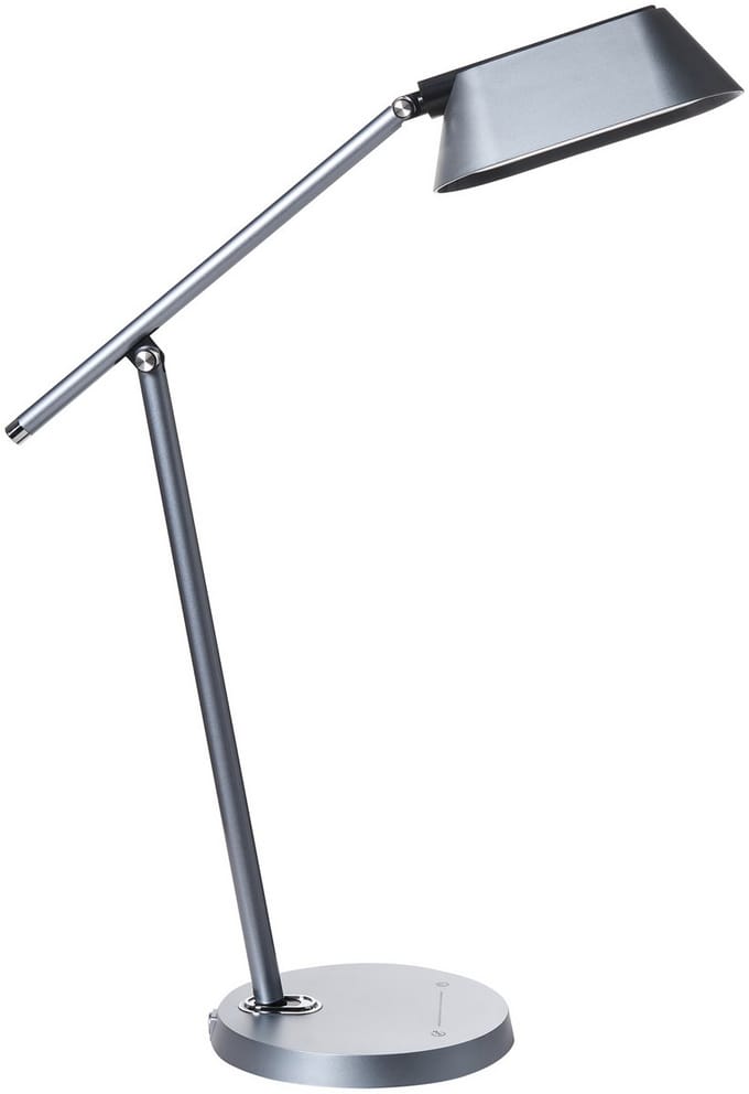 LEONIS - Bureaulamp LED - Grijs - Synthetisch materiaal
