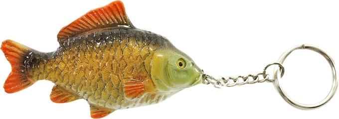 Gekleurde Vis Sleutelhanger Schubkarper Karper Carp Fish Keyring Viscadeau Cadeau Vissen Visser