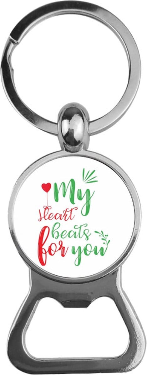 Bieropener Glas - My Heart Beats For You