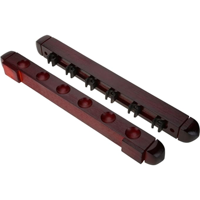 Support Mural en Bois pour Queue de Billard Porte-Bâtons black