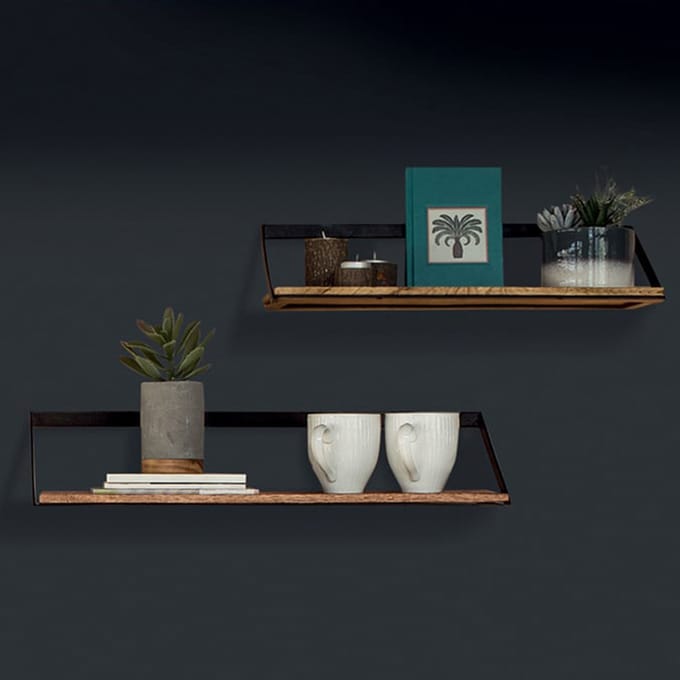 Eazy Living Wandplank Set Fleurine
