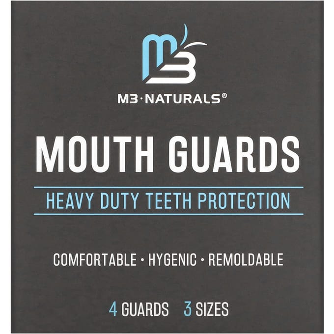 M3 Naturals, protège-dents, 3 tailles, 4 protège-dents white
