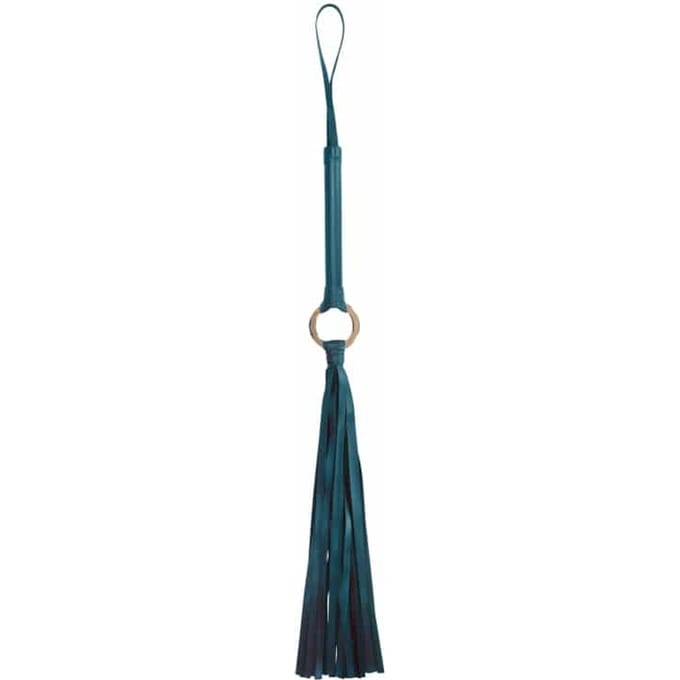 Ouch Halo - Kunst lederen Flogger - Groen