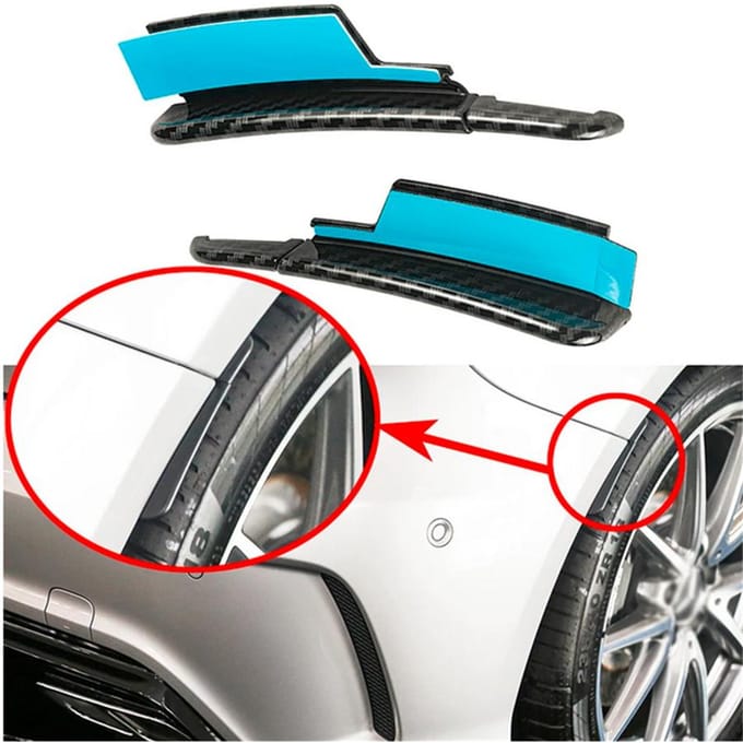 Lèvre évasée d'aile pour Mercedes Benz W176 A160 A180 A200 A250 A45 AMG 2013-2019 black