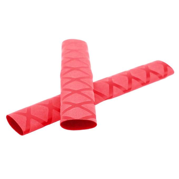 1 Paar Drumstick Grip Drumstok Mallet Cover Antislip Polyethyleen Instrument Accessoire Rood rood
