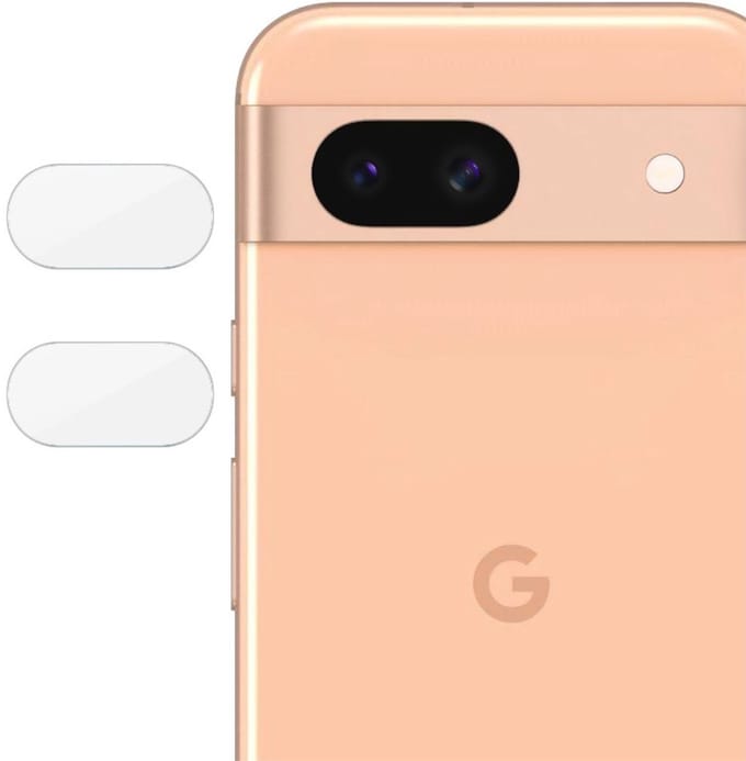 Coverup Camera Lens Protector - Geschikt voor Google Pixel 8a Camera Lens Protector - Coverup 9H Tempered Glass Duo-Pack - Transparant