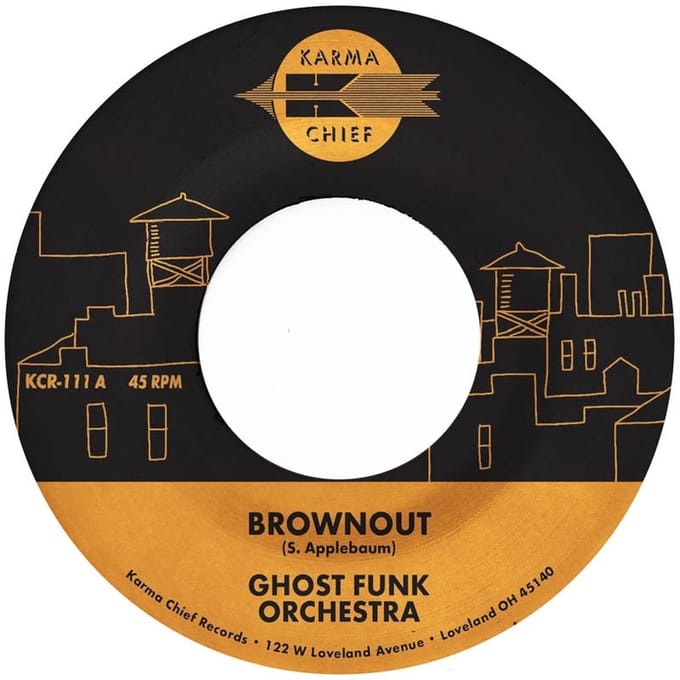 Ghost Funk Orchestra - Brownout / Boneyard Baile (7" Single) (Coloured Vinyl) (Limited Edition)