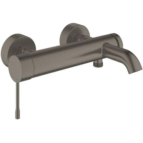 GROHE Essence New Badkraan - met waste - 15cm - hard graphite geborsteld - 33624AL1