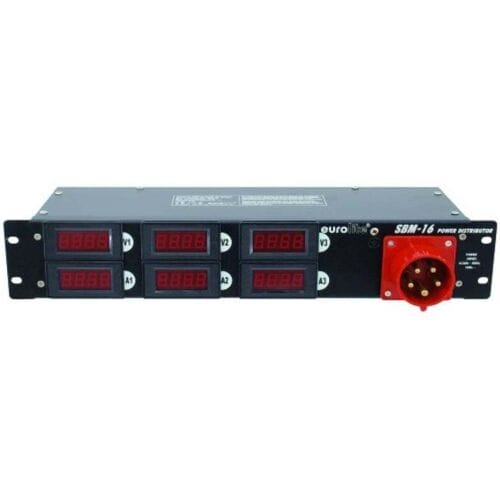 Eurolite SBM-16 19 stroomverdeler 6-voudig 2 HE