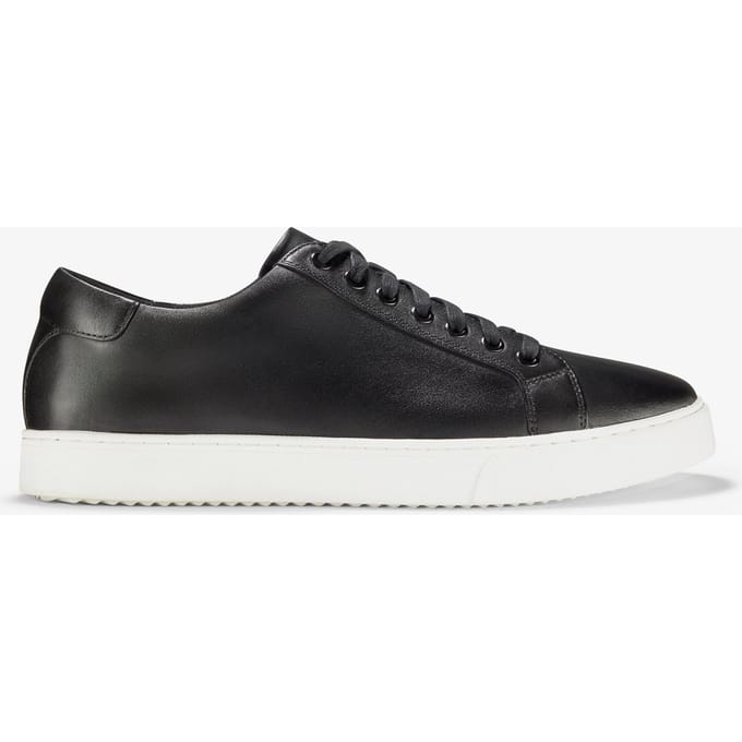 Lockton Leren Sneakers in Zwart met Veters