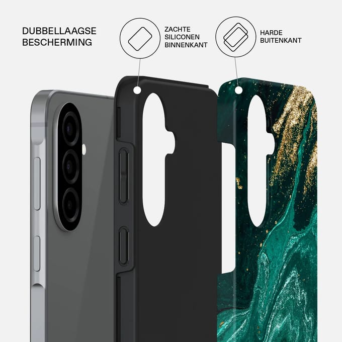Burga Tough Backcover geschikt voor Samsung Galaxy A57 (5G) - Emerald Pool