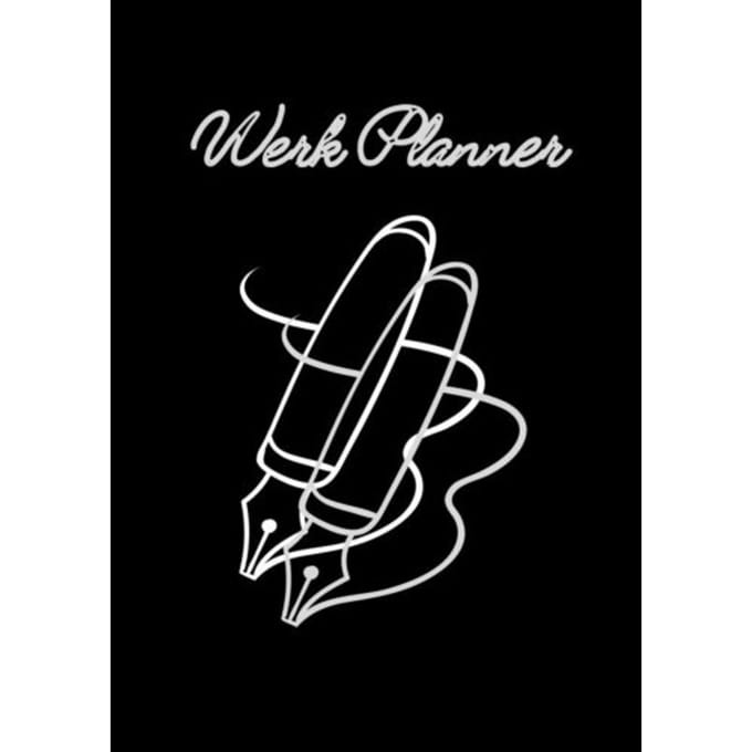 Werkplanner - To Do Planner - A4 Zwart/Wit - Ongedateerd. - Kris Degenaar
