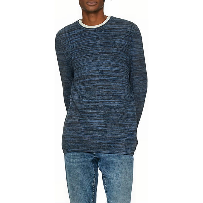 s.Oliver -qs Pullover Blue Maat: S | Sweaters Outlet | Heren | Blauw