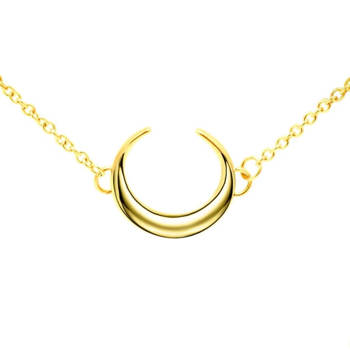 Victorious Dames Armband Goudkleurig – Goudkleurige Maan – 14 t/m 18cm