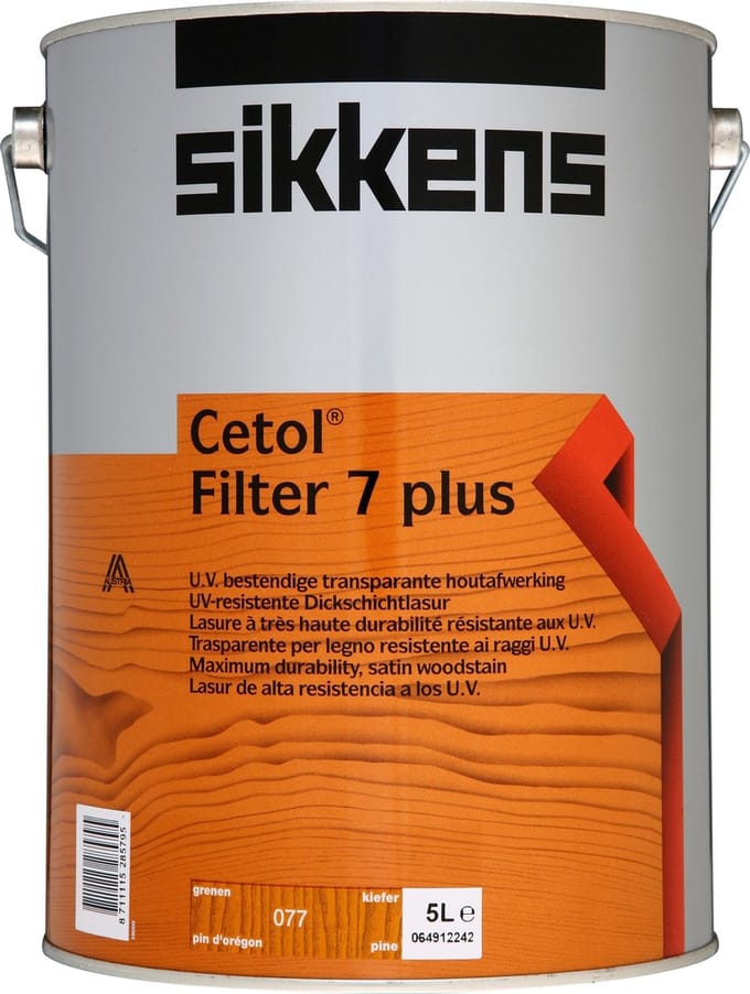 Sikkens Cetol Filter 7 Plus - 077 - Grenen - 5 l - 16 m²/l
