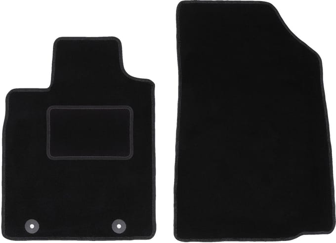 Voormatten zwart voor: Dacia Sandero I hatchback, Stepway (2008-2013)