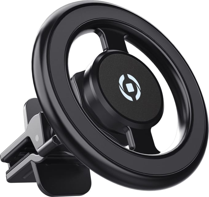 Celly Magnetische telefoonhouder Ghost Mag Pro - iPhone 12> - Ventilatierooster bevestiging - 360° draaibaar