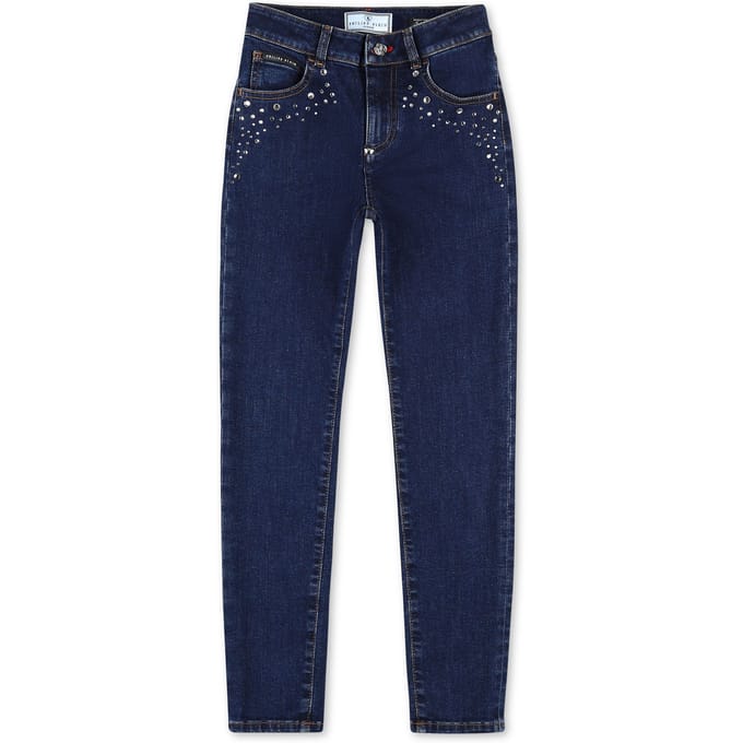 Denim Broek Hexagon